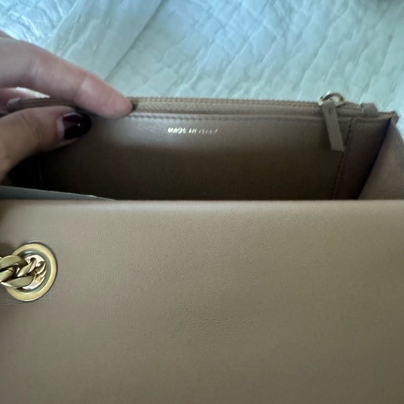 CHANEL Lambskin Quilted Pillow Crush Wallet On Chain WOC Dark Beige - Picture 8 of 12